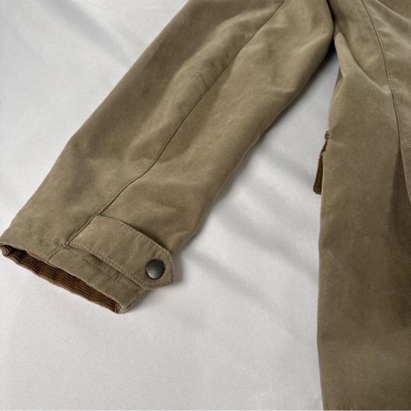 CQR Barn Jacket Mens XS Barn Coat Workwear Corduroy Collar Lined Pockets Outdoor - Picture 12 of 13